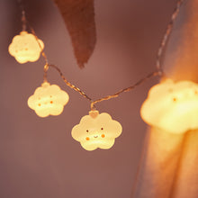 Load image into Gallery viewer, Cartoon Smile Cloud LED Light String String Fairy Light Battery For Baby Children Room Decoration Indoor Wedding Party Decoration
