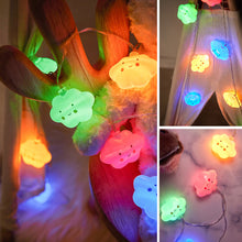 Load image into Gallery viewer, Cartoon Smile Cloud LED Light String String Fairy Light Battery For Baby Children Room Decoration Indoor Wedding Party Decoration
