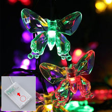 Load image into Gallery viewer, 10/20/40LED Butterfly Light String Fairy Light Battery For Baby Children Room Decoration Indoor Wedding Party Decoration
