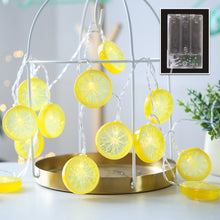 Load image into Gallery viewer, 10/20LED Lemon Slice Light String Fairy Light Battery For Baby Children Room Decoration Indoor Wedding Party Decoration
