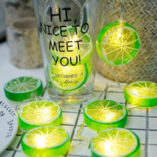 Load image into Gallery viewer, 10/20LED Lemon Slice Light String Fairy Light Battery For Baby Children Room Decoration Indoor Wedding Party Decoration
