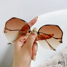 Load image into Gallery viewer, Frameless Sunglasses Fashion Simple Sunglasses UV Protection Personality Sunglasses Women Sunglasses Outdoor Glasses
