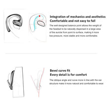 Load image into Gallery viewer, 5.1 Air Conduction Bluetooth Headphones Noise Reduction LED Display Wireless Earphone with Mic Sport Waterproof Headsets Earbuds
