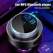 Load image into Gallery viewer, Car Bluetooth Player Auto MP3 QC3.0 Music Player Fast Vehicle Charger Portable FM Transmitter
