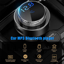 Load image into Gallery viewer, Car Bluetooth Player Auto MP3 QC3.0 Music Player Fast Vehicle Charger Portable FM Transmitter
