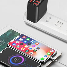 Load image into Gallery viewer, 8-port USB Charger 40W Multi-function USB Travel Charger Smartphone Charger Multi-port Charging Head
