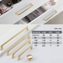 Load image into Gallery viewer, Nordic Style Cabinet Pull Cabinet Knob Door Pulls Home Zinc Alloy Kitchen Cupboard Pulls Drawer Knobs Furniture Handle Hardware
