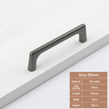 Load image into Gallery viewer, Nordic Style Cabinet Pull Cabinet Knob Door Pulls Home Zinc Alloy Kitchen Cupboard Pulls Drawer Knobs Furniture Handle Hardware
