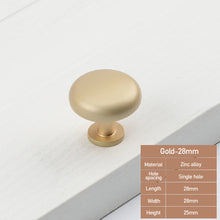 Load image into Gallery viewer, Nordic Style Cabinet Pull Cabinet Knob Door Pulls Home Zinc Alloy Kitchen Cupboard Pulls Drawer Knobs Furniture Handle Hardware

