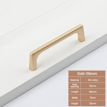 Load image into Gallery viewer, Nordic Style Cabinet Pull Cabinet Knob Door Pulls Home Zinc Alloy Kitchen Cupboard Pulls Drawer Knobs Furniture Handle Hardware
