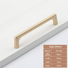 Load image into Gallery viewer, Nordic Style Cabinet Pull Cabinet Knob Door Pulls Home Zinc Alloy Kitchen Cupboard Pulls Drawer Knobs Furniture Handle Hardware
