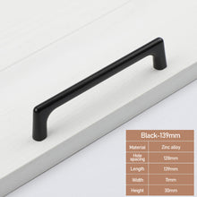 Load image into Gallery viewer, Nordic Style Cabinet Pull Cabinet Knob Door Pulls Home Zinc Alloy Kitchen Cupboard Pulls Drawer Knobs Furniture Handle Hardware
