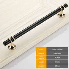 Load image into Gallery viewer, Cabinet Pull Cabinet Knob Door Pulls Home Zinc Alloy Kitchen Cupboard Pulls Drawer Knobs Furniture Handle Hardware
