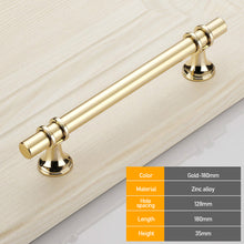 Load image into Gallery viewer, Cabinet Pull Cabinet Knob Door Pulls Home Zinc Alloy Kitchen Cupboard Pulls Drawer Knobs Furniture Handle Hardware
