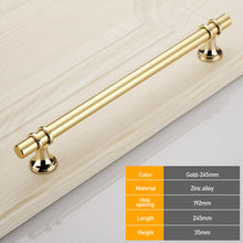 Load image into Gallery viewer, Cabinet Pull Cabinet Knob Door Pulls Home Zinc Alloy Kitchen Cupboard Pulls Drawer Knobs Furniture Handle Hardware
