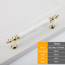 Load image into Gallery viewer, Cabinet Pull Cabinet Knob Door Pulls Home Zinc Alloy Kitchen Cupboard Pulls Drawer Knobs Furniture Handle Hardware
