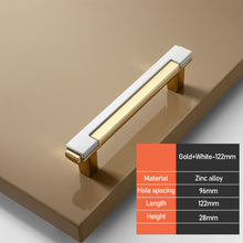 Load image into Gallery viewer, Nordic Style Cabinet Pull Cabinet Knob Door Pulls Home Zinc Alloy Kitchen Cupboard Pulls Drawer Knobs Furniture Handle Hardware
