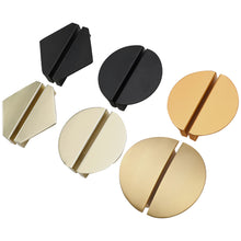 Load image into Gallery viewer, Hidden Cabinet Handles Black Gold Aluminum Alloy Kitchen Cupboard Pulls Drawer Knob Door Furniture Handle Hardware
