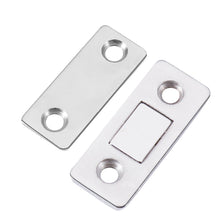Load image into Gallery viewer, Hidden Door Closer Invisible Magnetic Cabinet Catches Hidden Door Closer Non-punch Door Stop Door Catch Sliding Door Hardware
