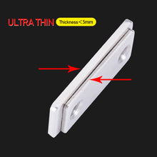 Load image into Gallery viewer, Hidden Door Closer Invisible Magnetic Cabinet Catches Hidden Door Closer Non-punch Door Stop Door Catch Sliding Door Hardware
