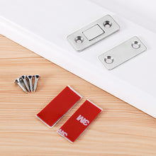 Load image into Gallery viewer, Hidden Door Closer Invisible Magnetic Cabinet Catches Hidden Door Closer Non-punch Door Stop Door Catch Sliding Door Hardware
