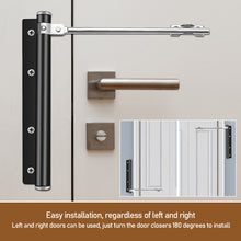 Load image into Gallery viewer, Stainless Steel Automatic Door Closers Invisible Door Springs Buffer Door Closers Household Simple Door Closers
