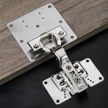 Load image into Gallery viewer, Stainless Steel Hinge Repair Plates Kitchen Cupboard Cabinet Wardrobe Window Door Hinge Repairing Fixing Tool Furniture Hardware
