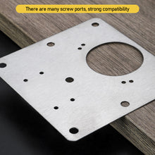 Load image into Gallery viewer, Stainless Steel Hinge Repair Plates Kitchen Cupboard Cabinet Wardrobe Window Door Hinge Repairing Fixing Tool Furniture Hardware
