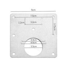Load image into Gallery viewer, Stainless Steel Hinge Repair Plates Kitchen Cupboard Cabinet Wardrobe Window Door Hinge Repairing Fixing Tool Furniture Hardware

