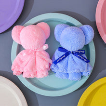 Load image into Gallery viewer, Coral Velvet Towel Bear Gift Birthday Wedding Presents Valentine's Day Gifts Teacher's Day Towel Gifts Business Gifts Holiday Presents
