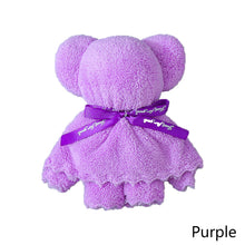 Load image into Gallery viewer, Coral Velvet Towel Bear Gift Birthday Wedding Presents Valentine's Day Gifts Teacher's Day Towel Gifts Business Gifts Holiday Presents

