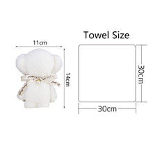 Load image into Gallery viewer, Coral Velvet Towel Bear Gift Birthday Wedding Presents Valentine's Day Gifts Teacher's Day Towel Gifts Business Gifts Holiday Presents
