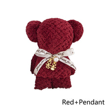 Load image into Gallery viewer, Coral Velvet Towel Bear Gift Birthday Wedding Presents Valentine's Day Gifts Teacher's Day Towel Gifts Business Gifts Holiday Presents
