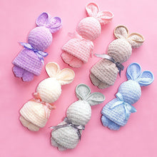 Load image into Gallery viewer, Coral Velvet Towel Rabbit Gift Birthday Wedding Presents Valentine's Day Gifts Teacher's Day Towel Bunny Gifts Business Gifts Holiday Presents
