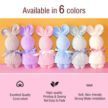 Load image into Gallery viewer, Coral Velvet Towel Rabbit Gift Birthday Wedding Presents Valentine's Day Gifts Teacher's Day Towel Bunny Gifts Business Gifts Holiday Presents
