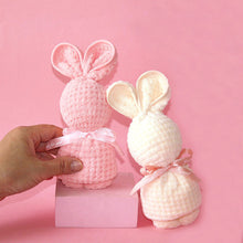 Load image into Gallery viewer, Coral Velvet Towel Rabbit Gift Birthday Wedding Presents Valentine's Day Gifts Teacher's Day Towel Bunny Gifts Business Gifts Holiday Presents
