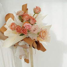Load image into Gallery viewer, 5Y*28CM Korean Style Wave Tissue Yarn Flower Bouquet Wrapping Gauze Paper For Florist Wedding Birthday Party Gift Packing Decor DIY Crafts Mesh
