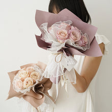 Load image into Gallery viewer, 5Y*28CM Korean Style Wave Tissue Yarn Flower Bouquet Wrapping Gauze Paper For Florist Wedding Birthday Party Gift Packing Decor DIY Crafts Mesh
