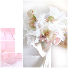 Load image into Gallery viewer, 5Y*28CM Korean Style Wave Tissue Yarn Flower Bouquet Wrapping Gauze Paper For Florist Wedding Birthday Party Gift Packing Decor DIY Crafts Mesh

