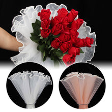 Load image into Gallery viewer, 4.5Y*30CM Korean Style Pearl Wave Tissue Yarn Flower Bouquet Wrapping Gauze Paper For Florist Wedding Birthday Party Gift Packing Decor DIY Crafts Mesh
