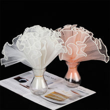 Load image into Gallery viewer, 4.5Y*30CM Korean Style Pearl Wave Tissue Yarn Flower Bouquet Wrapping Gauze Paper For Florist Wedding Birthday Party Gift Packing Decor DIY Crafts Mesh
