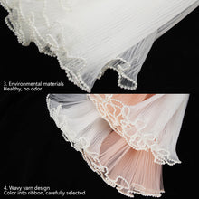 Load image into Gallery viewer, 4.5Y*30CM Korean Style Pearl Wave Tissue Yarn Flower Bouquet Wrapping Gauze Paper For Florist Wedding Birthday Party Gift Packing Decor DIY Crafts Mesh
