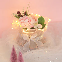 Load image into Gallery viewer, 2.5Y*28CM Wave Tissue Yarn with LED Light Flower Bouquet Wrapping Gauze Paper For Florist Wedding Birthday Party Gift Packing Decor DIY Crafts Mesh
