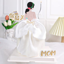 Load image into Gallery viewer, Girl's Birthday Cake Topper Valentine's Day Cake Decoration Godness Back Cake Topper Decorating Supplies
