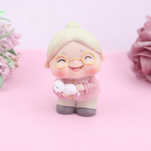 Load image into Gallery viewer, Cartoon Grandpa and Grandma Birthday Cake Decoration Grandpa Doll Cake Topper Birthday Baking Decoration
