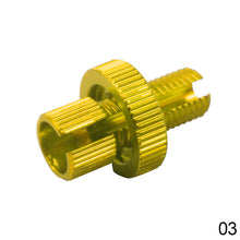 Load image into Gallery viewer, 2Pcs Universal Motorcycle M10 Break Clutch Throttle Cable Adjuster Screws Aluminum
