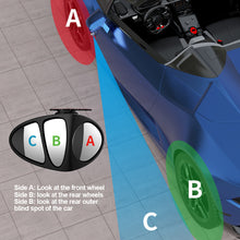 Load image into Gallery viewer, 1Pcs 3 Side Wide Angle Rotatable Car Blind Spot Mirror Car Reverse Rearview Auxiliary Blind Spot Mirror
