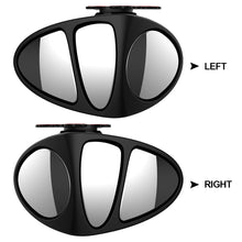 Load image into Gallery viewer, 1Pcs 3 Side Wide Angle Rotatable Car Blind Spot Mirror Car Reverse Rearview Auxiliary Blind Spot Mirror
