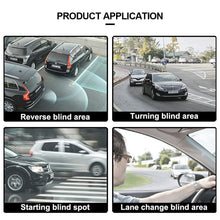 Load image into Gallery viewer, 2Pcs Car Rearview Convex Mirror 360 Degree HD Blind Spot Mirror Adjustable for Reverse Wide Angle Vehicle Parking Rimless Mirror
