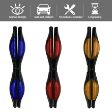 Load image into Gallery viewer, 2Pcs Car Door Protector Bumper Crash Styling Edge Guard Mouldings Reflector Sticker Anti Collision Decorative Auto Trim
